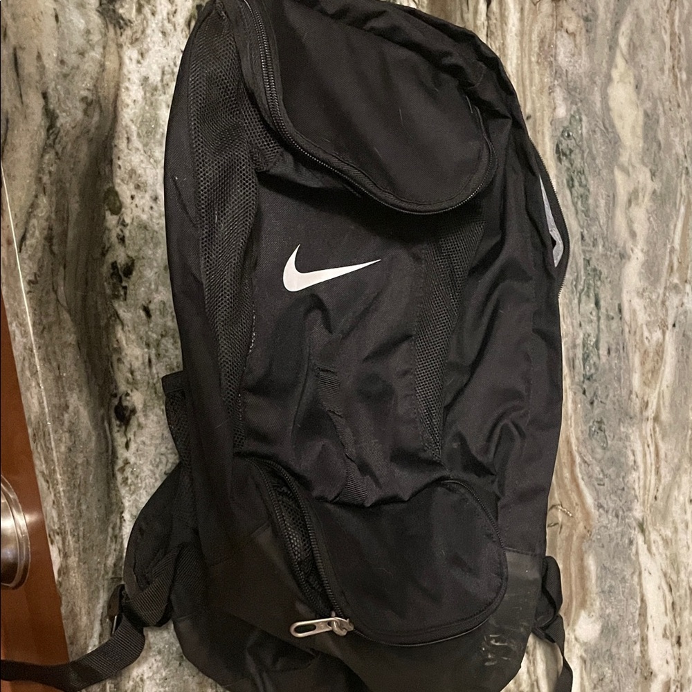Nike Black with mesh pocket for ball (soccer/basketball)Backpack